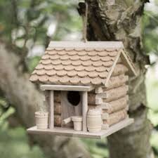 Wine Cork And Wooden Hanging Bird House