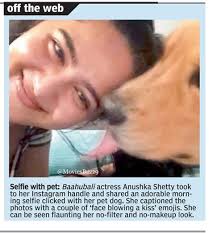 Anushka shetty is an indian film actress. Moviebuzz On Twitter Anushkashetty Took Her Instagram Handle And Shared An Adorable Morning Selfie Clicked With Her Pet Dog She Captioned The Photos With A Couple Of Face Blowing Kiss Anushka Asf