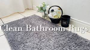 bathroom rug deep cleaning tutorial