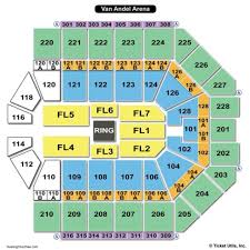Van Andel Arena Seating Chart With Seat Numbers Orleans