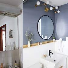 small bathroom makeover with painted