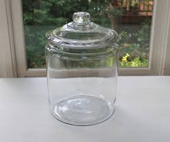glass jars glass storage vintage large