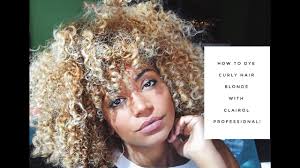 Meet the new gamechanger in hair tools: Natural Hair Tutorial How To Dye Curly Hair Blonde Youtube