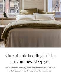 Bed Linen Fabric Guide West Elm Uk