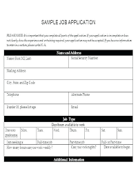 Registration Form Template Doc Employment Application