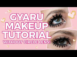 do gyaru makeup without circle lenses