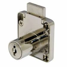 stainless steel drawer lock polished