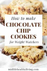 At only 3 ww smart points, it's a real diet winner! Weight Watchers Chocolate Chip Cookies