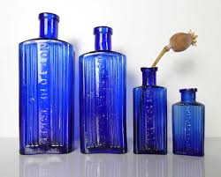 Blue Glass Poison Bottles Not To Be