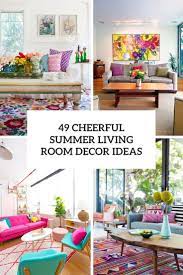summer living room décor ideas