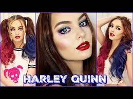 harley quinn makeup hair tutorial