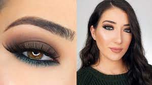 green smokey eye makeup tutorial