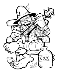 Free coloring pages oc (self.coloringpages). Redneck Coloring Pages Iconmaker Info