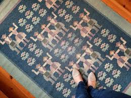 scandinavian flatweave area rug