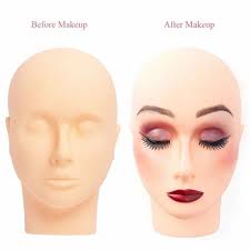 soft silicone standing makeup dummy