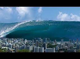 Top 5 Biggest Tsunamis Ever Caught On Camera Youtube gambar png