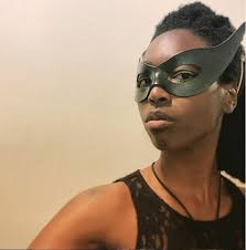 catwoman mask glitter clic newmar