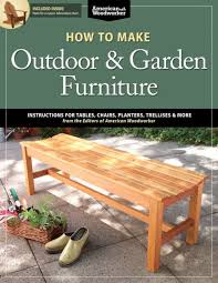 How To Make Outdoor Garden Furniture