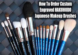 how to order custom engraved hakuhodo