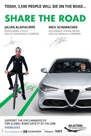 French road cyclist and cyclocross racer. Mick Schumacher And Julian Alaphilippe Join The 3500lives Global Road Safety Campaign Federation Internationale De L Automobile
