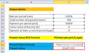 present value factor formula