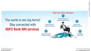 nri banking services at hdfc bank