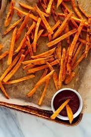 crispy baked sweet potato fries