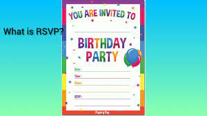 what does rsvp mean you
