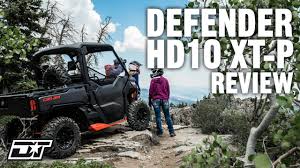 Honda is stock motor on portals. Full Review Of The 2019 Can Am Defender Hd10 Xt P Youtube