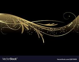 gold banner royalty free vector image