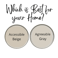 accessible beige vs agreeable gray