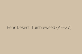 Behr Desert Tumbleweed Ae 27 Color