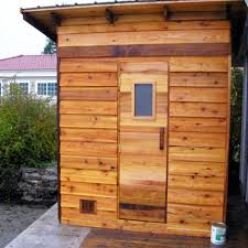 4 x 6 outdoor sauna kit heater