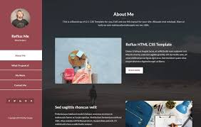 free one page css html templates