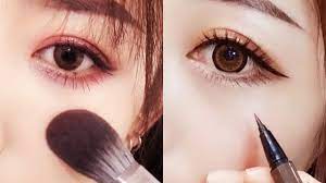 eye makeup korean natural tutorial