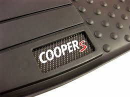 mini cooper black rubber front floor
