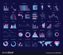 Collection Of Colorful Charts Diagrams Graphs