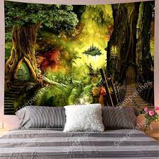 Buy Cartoon Castle Tapestry Dream Fairy