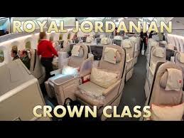 Royal Jordanian Crown Class Quick Seat Tour Youtube