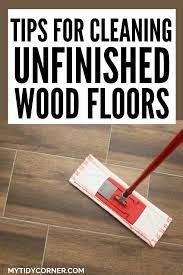 how to clean unfinished wood floors 3
