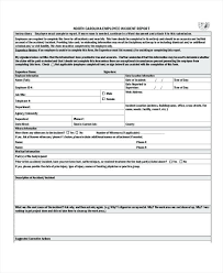 Incident Report Template Pdf Sample Accident Report Templates Word
