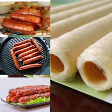 Collagen Protein Casings Sausage Ham Home Kitchen Dining Kitchen Tools Poultry Tools New