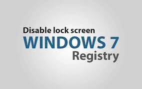 remove lock screen on windows 7 by