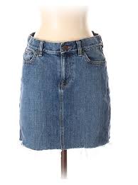 Details About Lauren Jeans Co Women Blue Denim Skirt 2 Petite