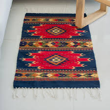 handmade mexican zapotec wool area rug