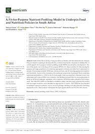 nutrient profiling model