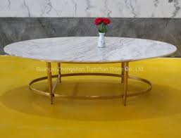 China Marble Slab Coffee Table Top Oval