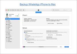 how to backup whatsapp iphone to mac
