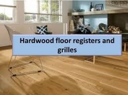 wood and metal floor registers and