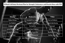 8 week full body workout plan for men